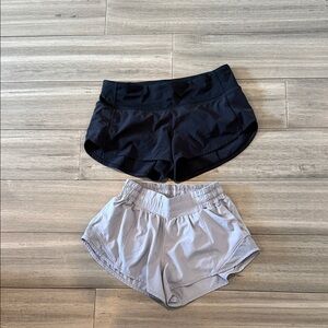 Set of 2- Lululemon Black and Gray Shorts